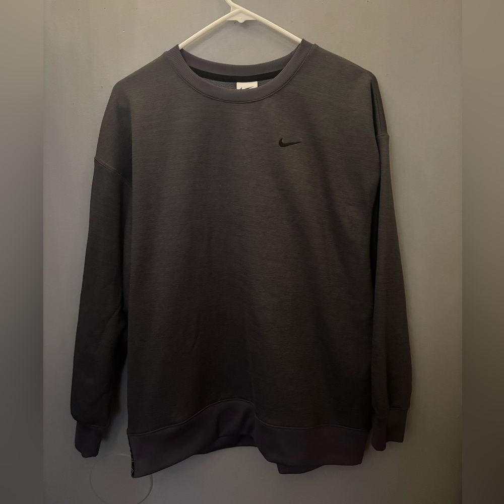 Nike Women's Dark Gray Crewneck Sweater